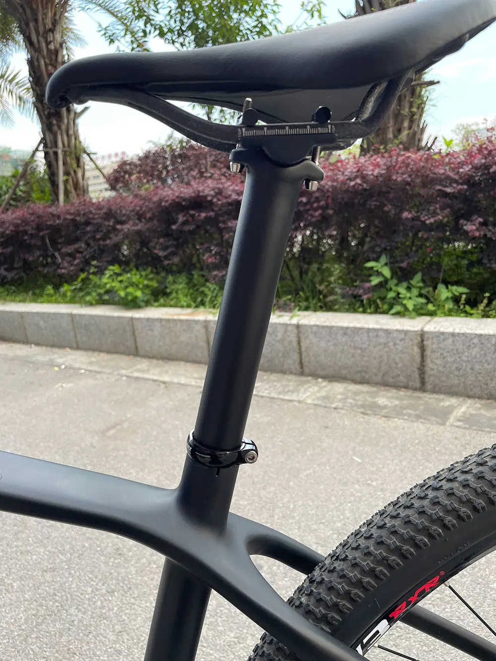 AliExpress ELITA ONE elitaone Bicycle Seat Post Carbon Light 130g 25.4 27.2 30.9 31.6mm MTB/Road Bike Seatpost 300/400mm