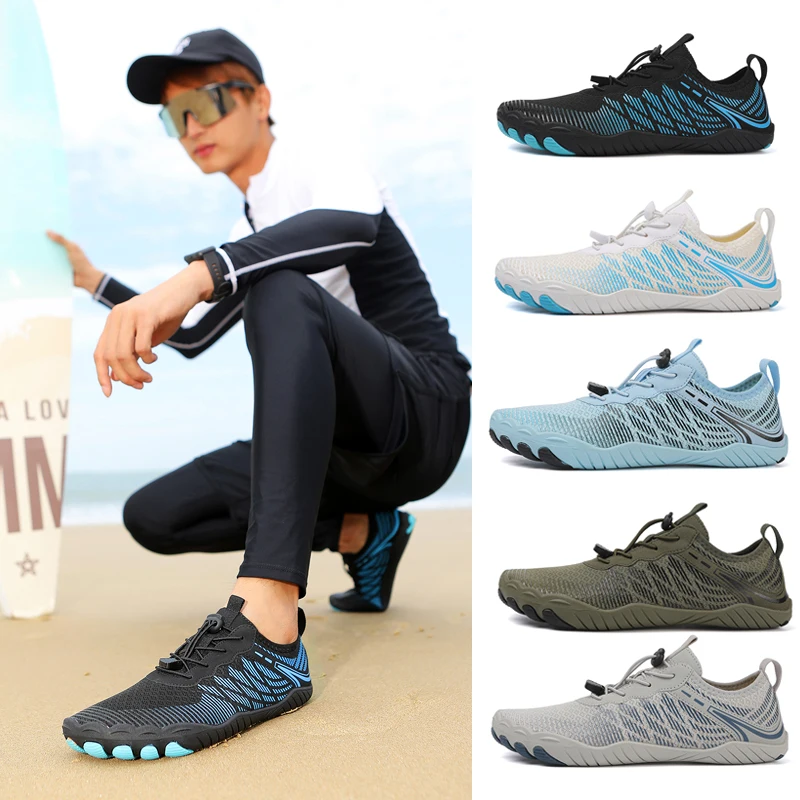 

Men Quick-Drying Breathable Barefoot Shoes Outdoor Beach Swimming Shoes Water Sports Shoes Women Hiking Wading Sports Shoes
