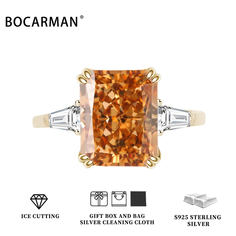 Women's S925 Silver Zircon Wedding Band Ring