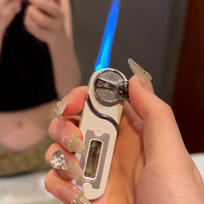 

Metal Creative Rocker Lighter with Good Looks and Compass Simple Ladies Gift Smoking Accessories Cigarette Lighter