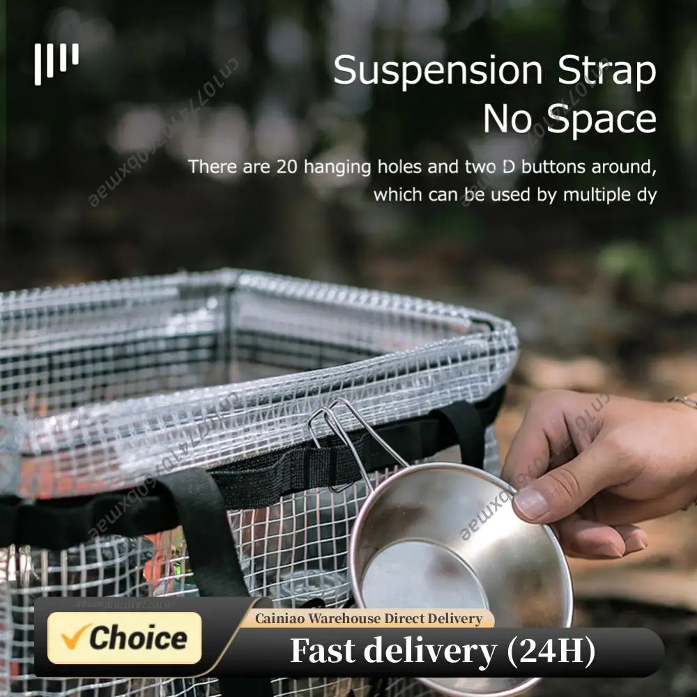 

Портативный ящик для хранения для кемпинга, большой вместительный ящик для хранения на открытом воздухе, многофункциональная сумка-органайзер для кемпинга, сумка для хранения рыболовных снастей