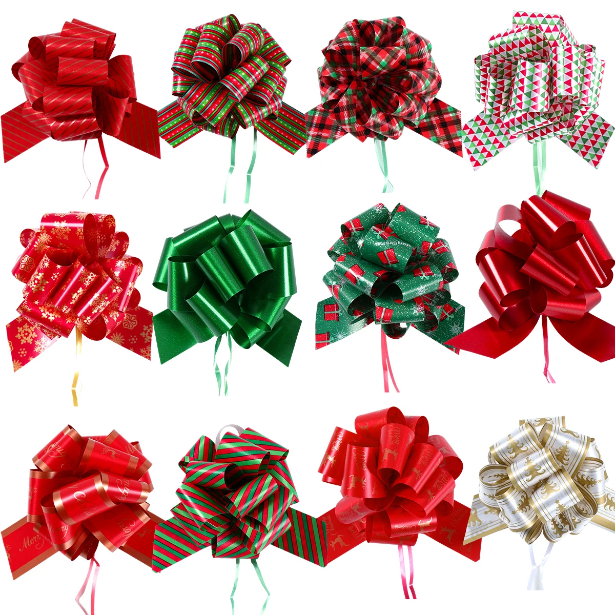 

Christmas Red And Green Checkered Ribbon DIY Packaging Gift Making Bow Christmas Decoration 2024 New Year Gifts Packaging Ribbon