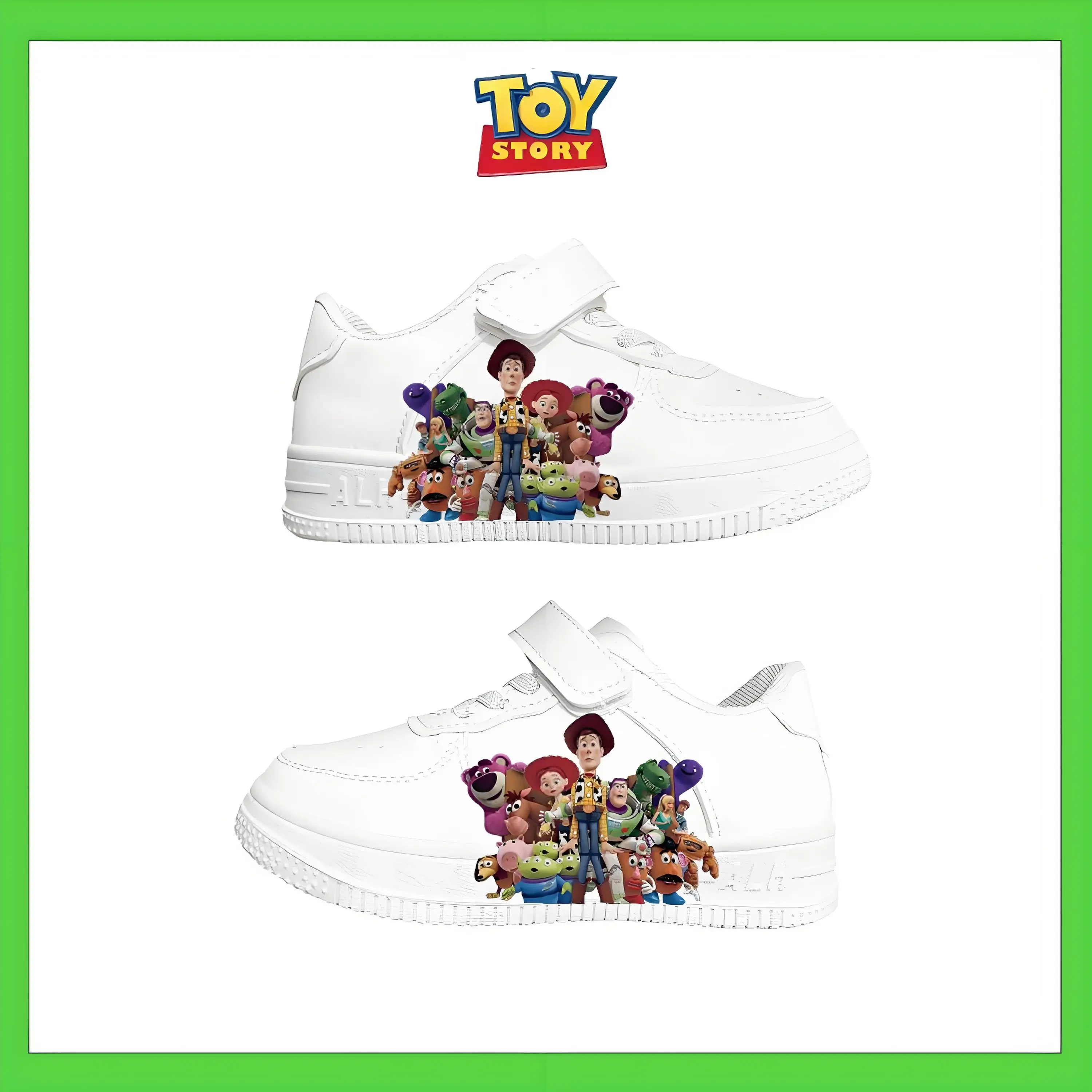 

New Disney kids cartoon toy story cute Casual shoes soft sports shoes for gift EU size 27-38