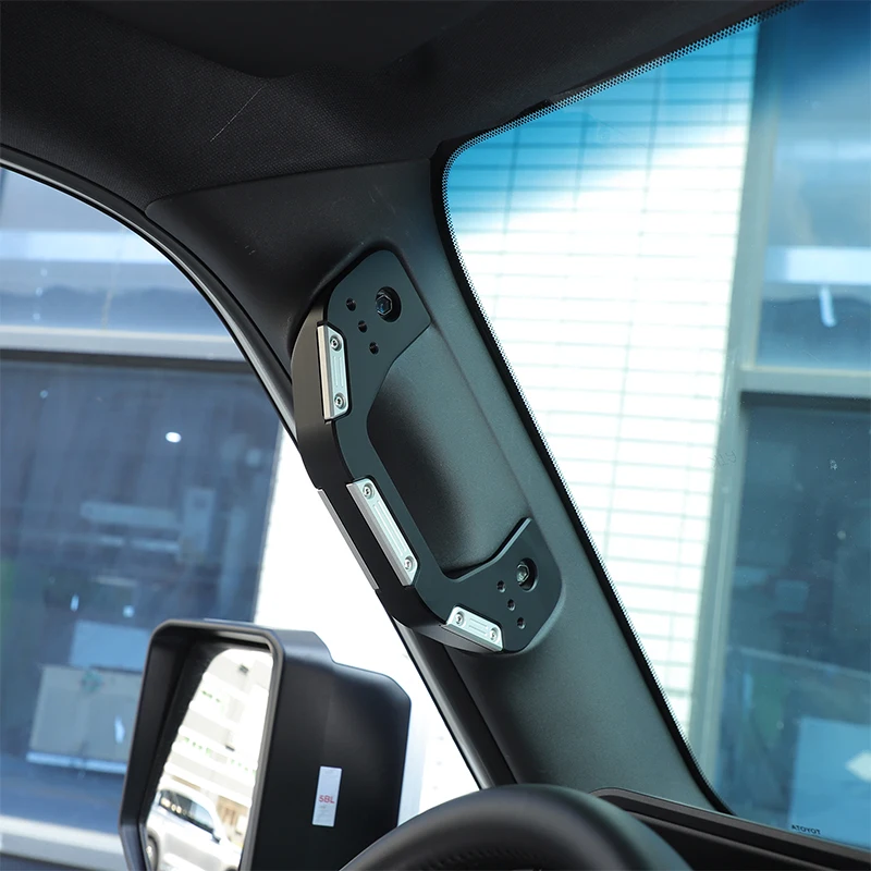

Car A-Pillar Handle Phone Holder For Toyota Land Cruiser Prado 250 LC250 2024 2025 Aluminum Alloy car accessories