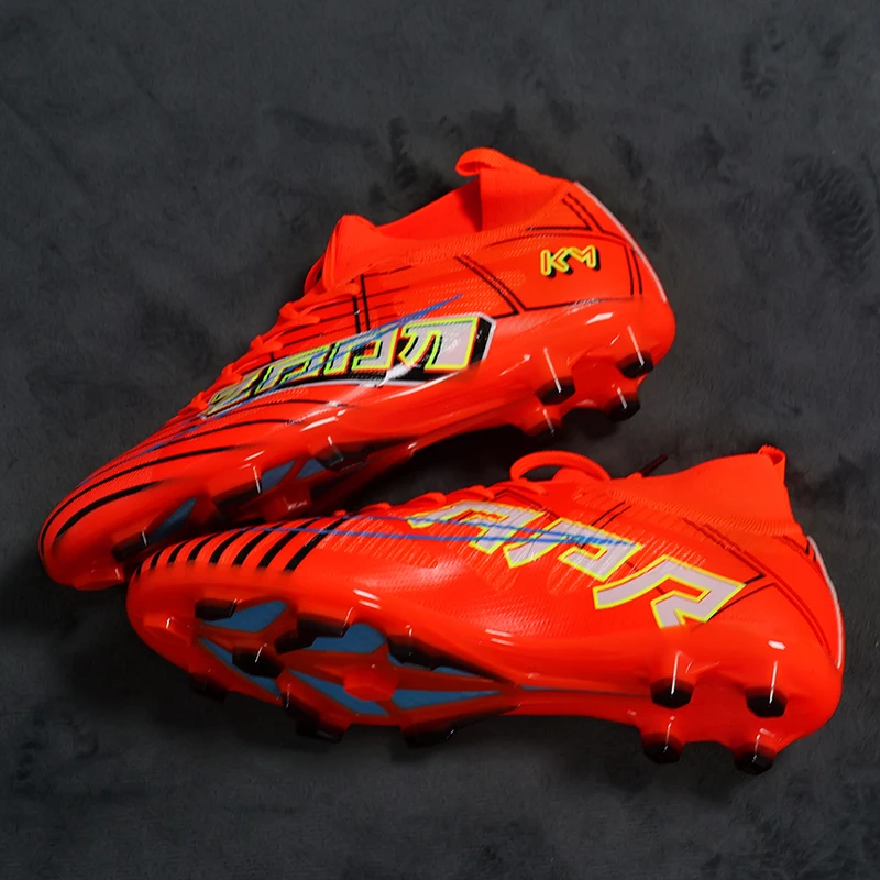 2285 High Quality Mens Soccer Shoes TF/FG Turf Soccer Cleats for Kids Sneakers Training Football Boots Chuteira Campo 35-45