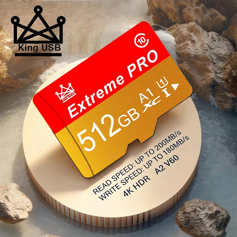 Ultra Memory Card 512GB Micro TF SD Card 128GB SD Cards 64GB TF Cards UHS-II V60 A2 for Gaming Console/Drone/Desktop