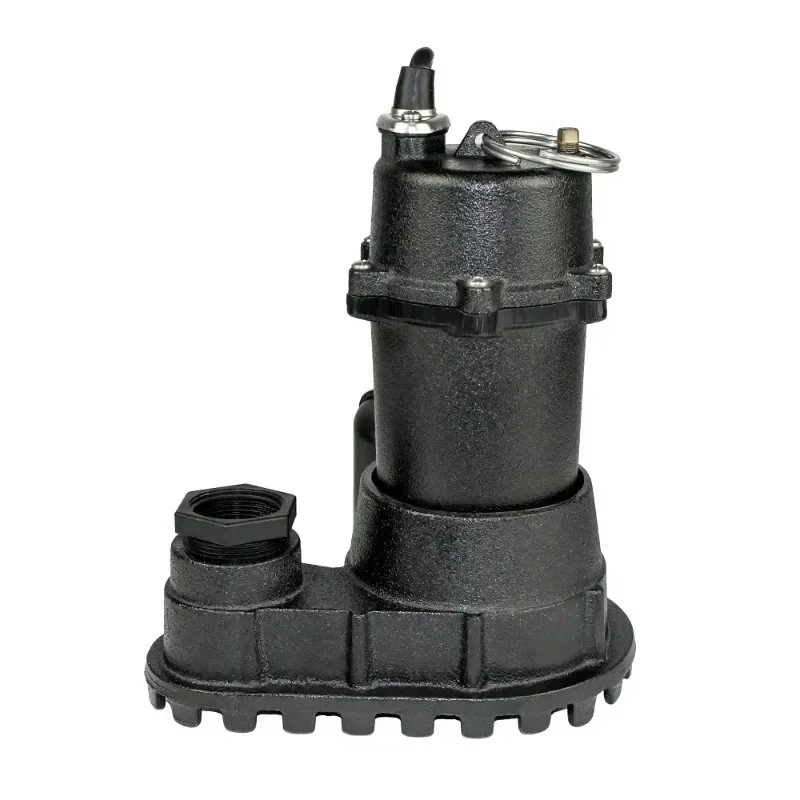 Cast iron 115 V motor, durable submersible 1/3 hp oil bottom pump, electric water pump