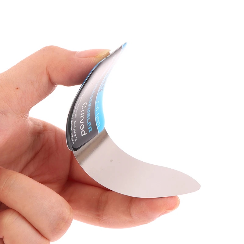 1PCS Mobile Phone Curved LCD Screen Spudger Opening Pry Card Tools Steel Metal Mobile Phone Repairing Tool