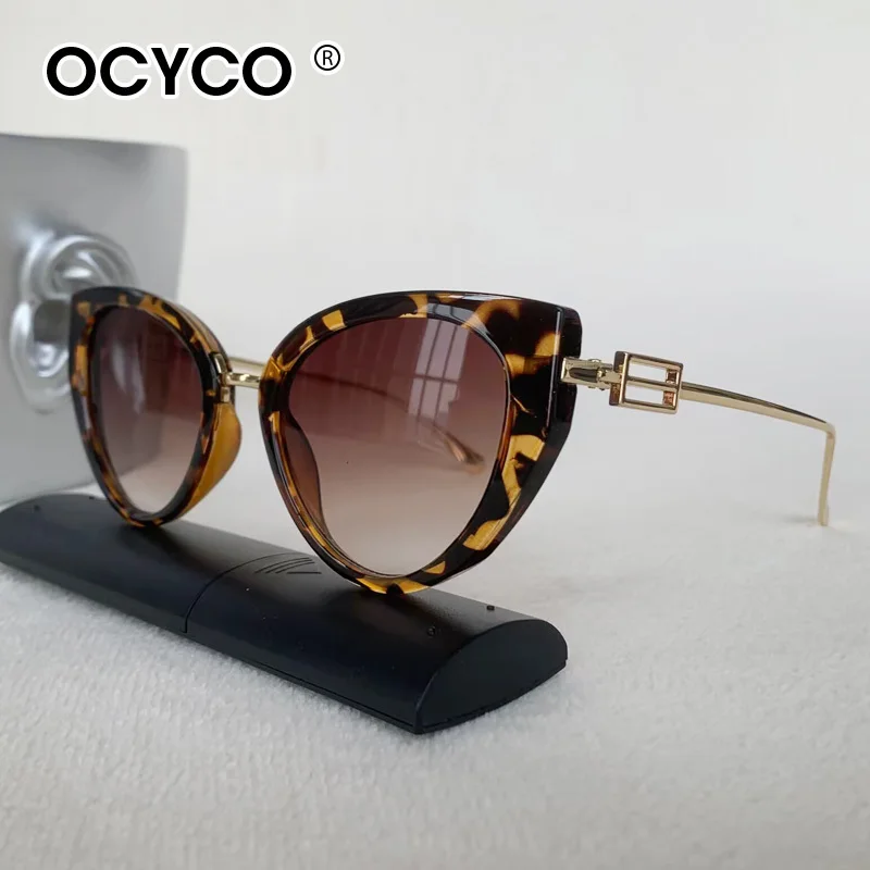 OCYCO 2026 Neue Luxuriöse Vintage Cat-Eye Sonnenbrille für Damen Markendesign Modische Sonnenbrillen für Damen Fahrbrillen UV400-Schutz