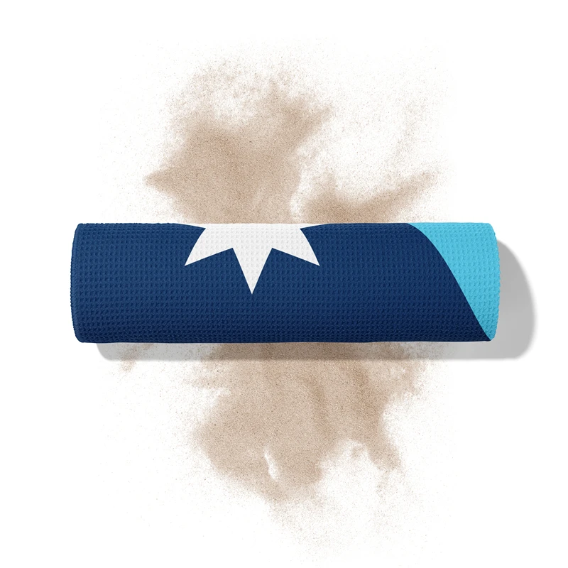 Aertemisi Minnesota Waffle Beach Towel Extra Large Oversize 180cm x 90cm