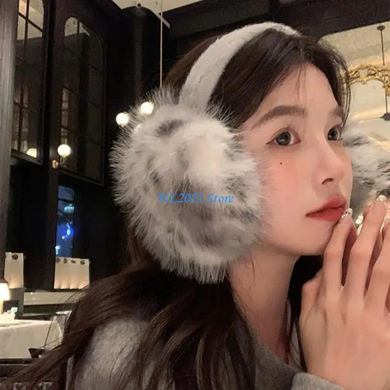 أغطية أذن سميكة من الفرو G5GC، خفيفة الوزن وناعمة لحماية الأذن للنساء مقاومة للبرد #5