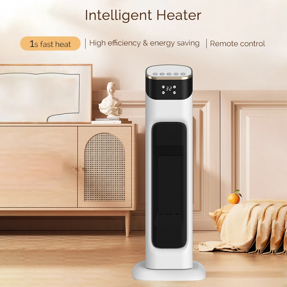 

Electric Stove Heater 1500W PTC Fast Heat Home Use Bedroom Adjustable Temperature Room Heater Fan Warmer Hot Air Heater Indoor