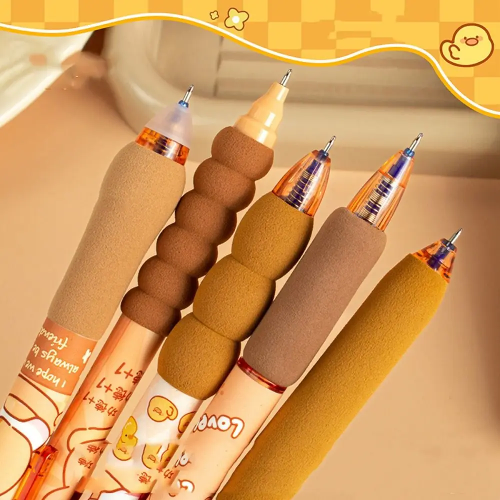

5pcs Cartoon Blue Ink Erasable Pens INS Aesthetic Erasable Gel Pen Cute 0.5mm Neutral Pen Student Supplies
