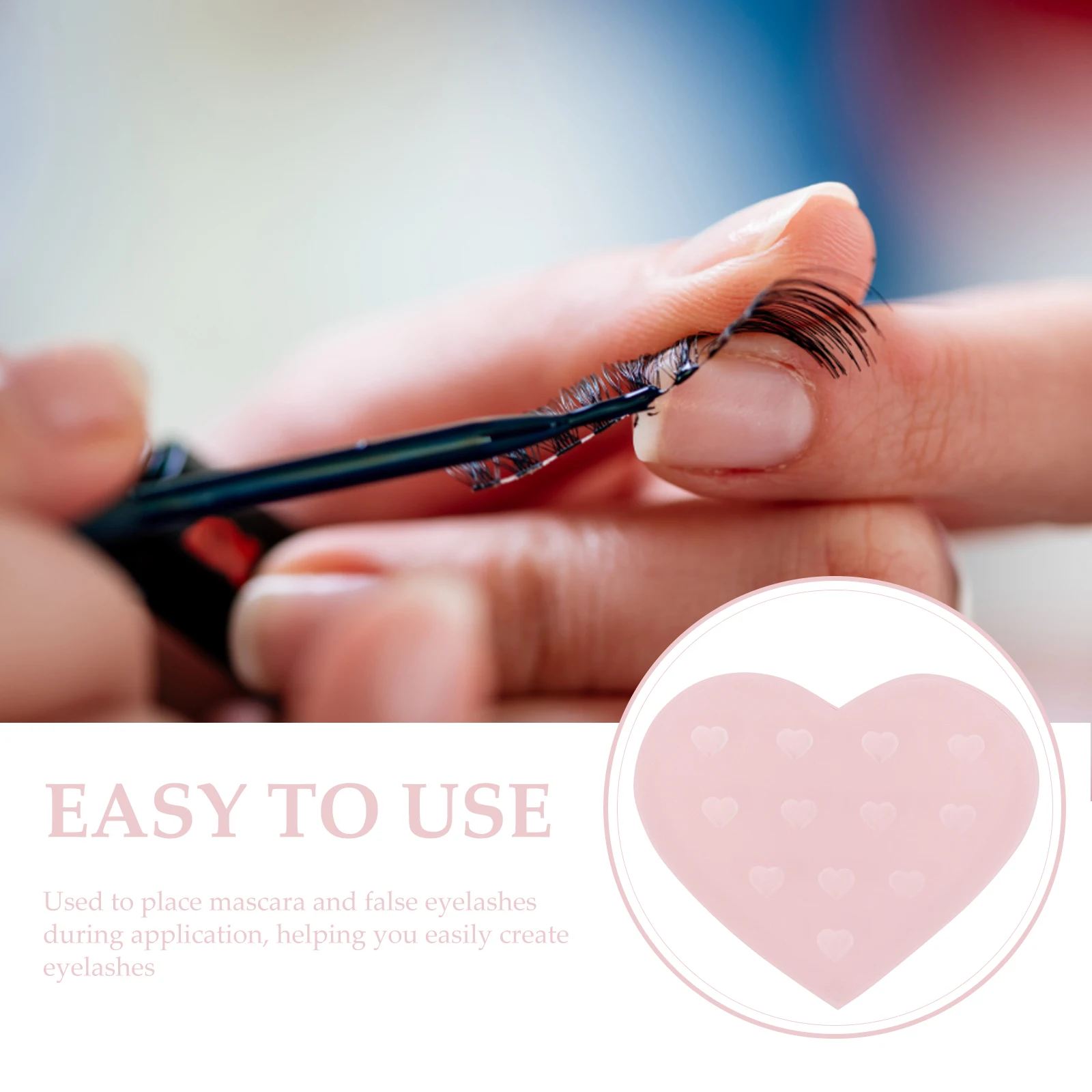 

Eyelash Glue Tool Mini Portable Glass Tray for Lash Extensions ganizer Grafting Accessories Pallet Holder Pad Storage