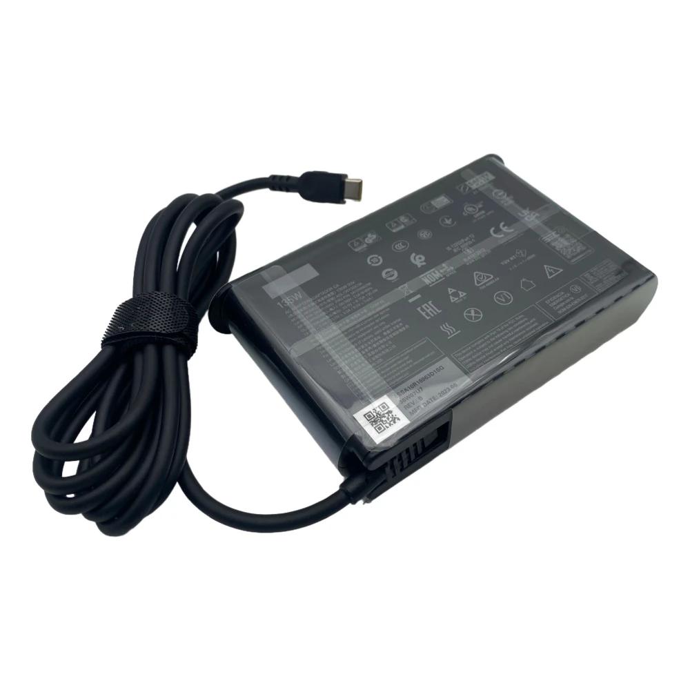 

20 В, 6,75 А, 135 Вт, USB-адаптер для ноутбука типа C, зарядное устройство для Lenovo ThinkPad P16 P16s Gen 1 2 T16 Gen 1 2 Z16 AMD Gen 1 ADL135YSDC3A