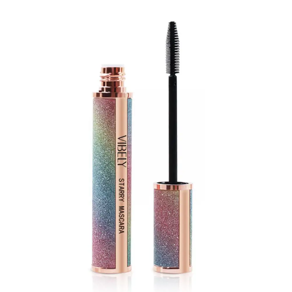 Starry Sky Mascara Thick Curls Waterproof Long-lasting Sweat-proof Fiber Silk Mascar 5D Easy Lash To Not Smudge X6Y8