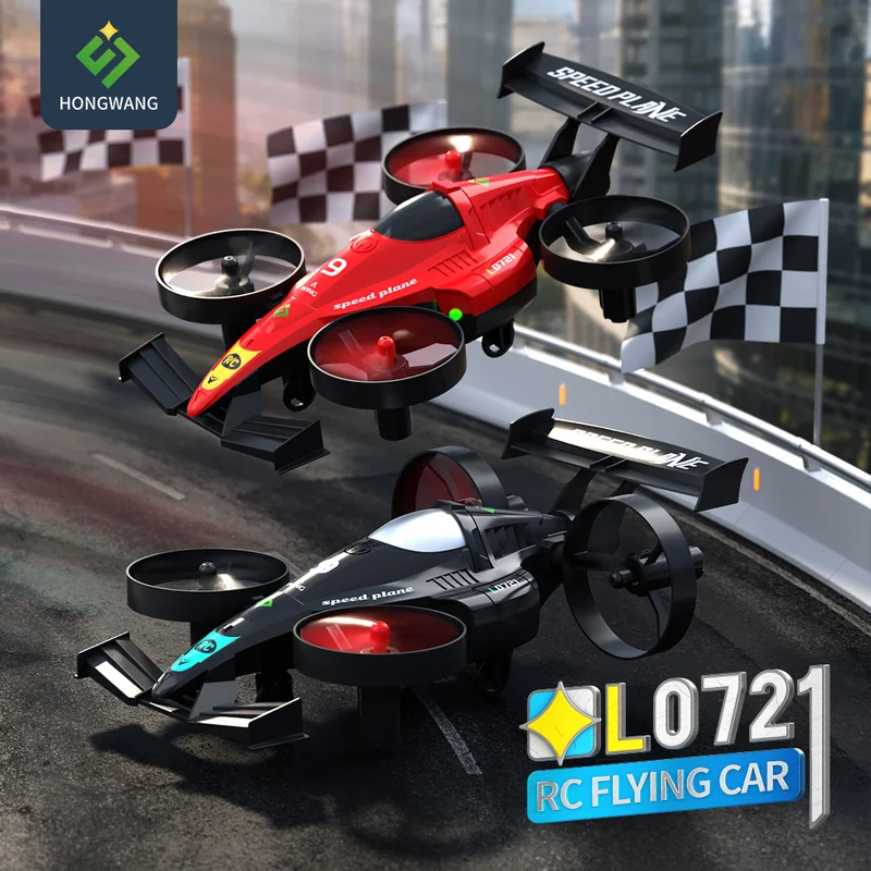 

New 2026 Kids RC Formula Racing Car 4WD Drift Remote Control Car Land Air Drone Vehicle Toy Gift for Boys