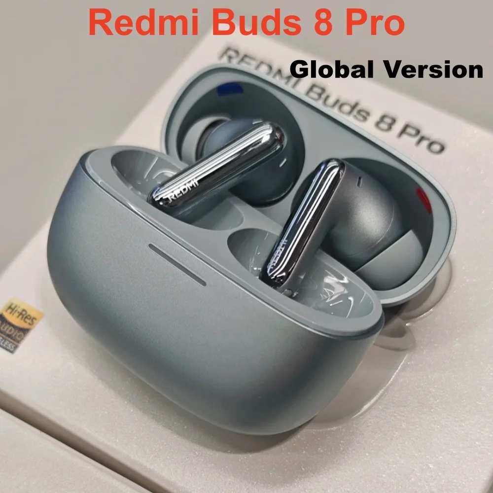 

New Xiaomi Redmi Buds 8 Pro Global Version TWS Earphone Buletooth 5.4 AI Clear Call 3 MIC 55dB Active Noise Cancellation Earbuds