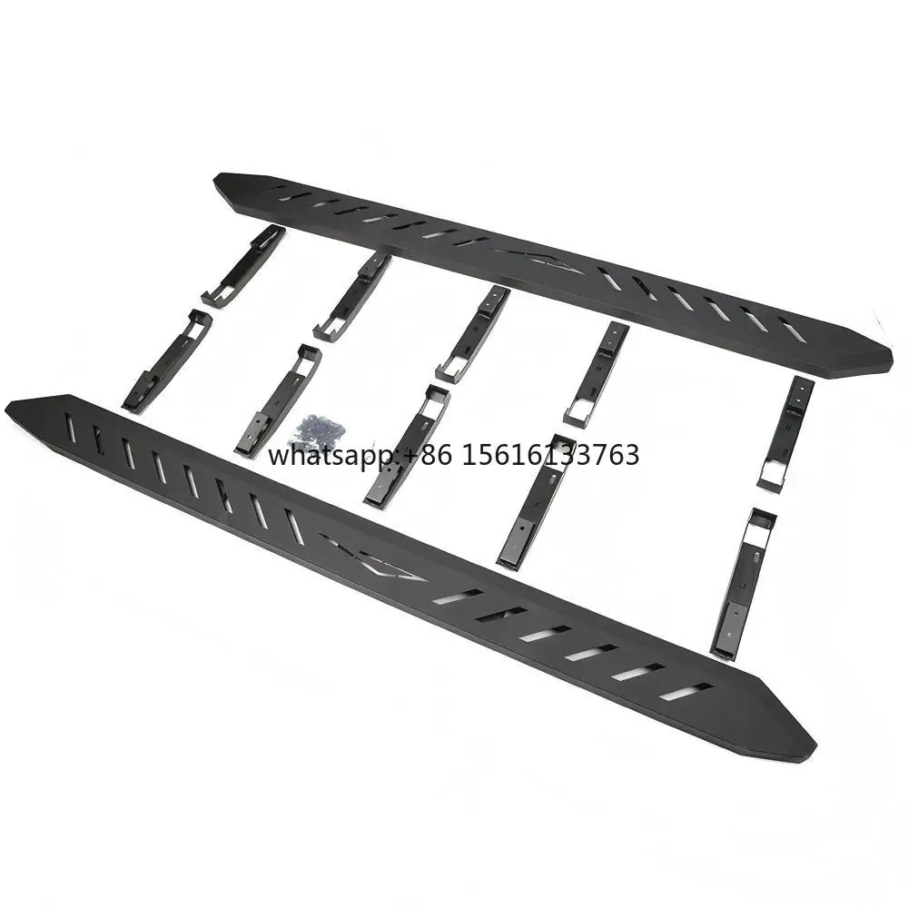 Cybertruck Running Board Carbon Steel Side Steps Nerf Bars Exterior Bracket for Cybertruck 2PCS