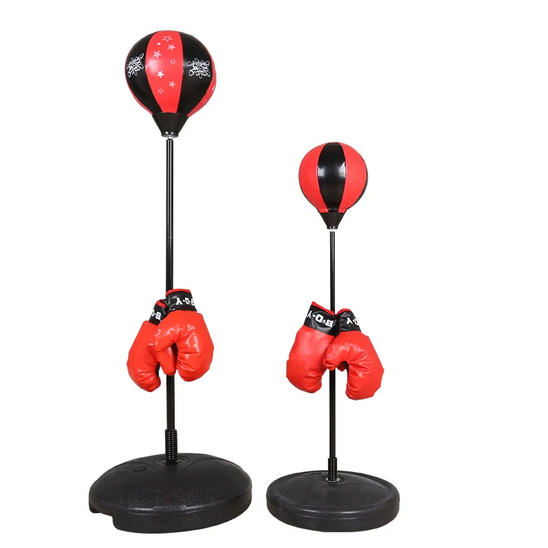 

Hot Sale Adjustable Reflex Boxing Bag Boxing Speed Ball Portable Inflation Standing Punching Bag