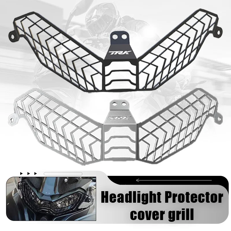 

For BENELLI TRK 702 X TRK702X TRK702 X 2022-2023 TRK702 X Motorcycle Accessories Headlight Grille Guard Cover Grill Protector