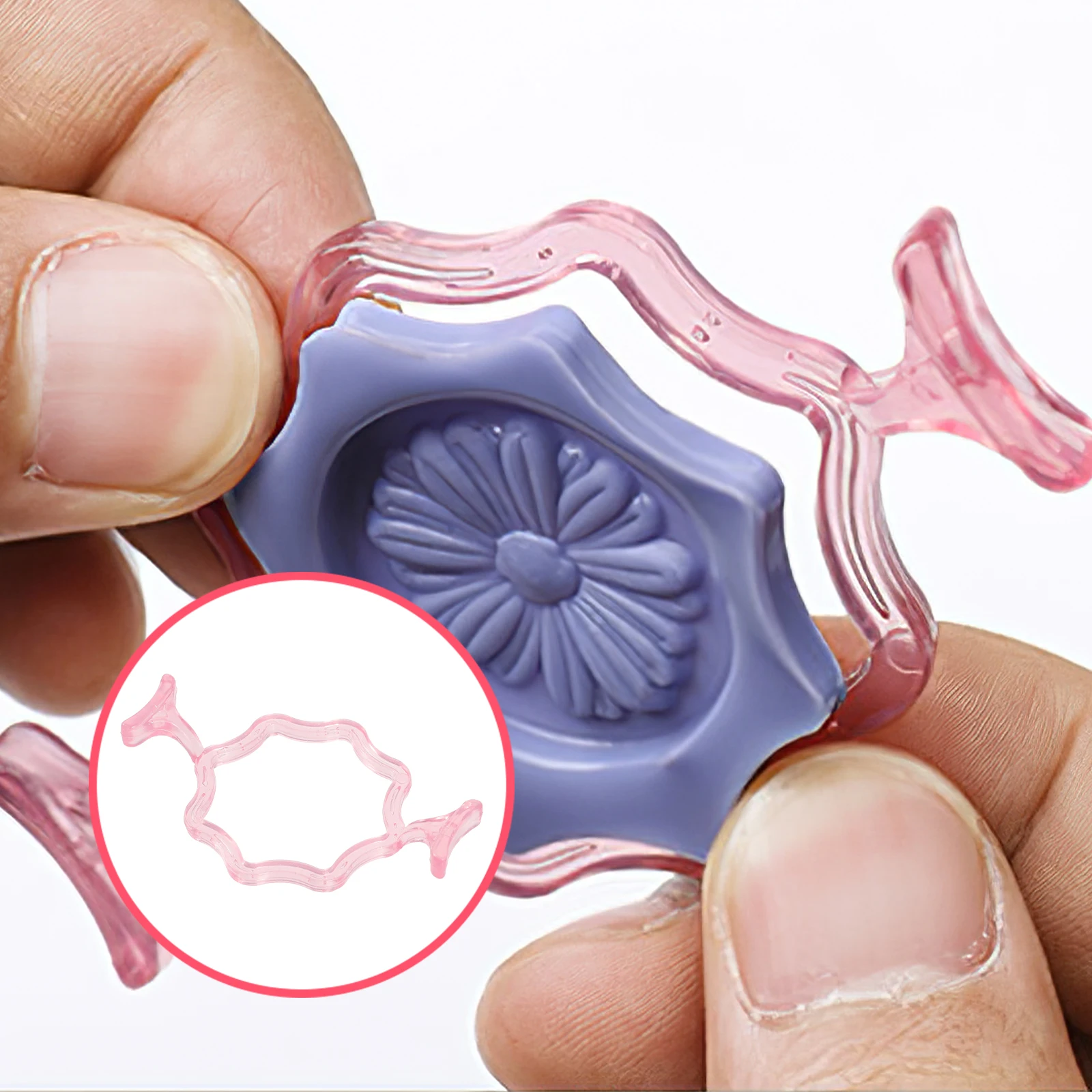 

Delicate Seal Diy Crafts Seal Supply Stamping Fixing Durable Plastic Mold Smooth Surface Wear Resistant Easy Use Accurate