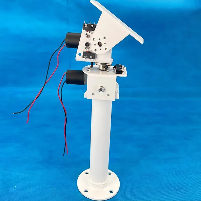 

Заводская цена DIY DC Двухосевой Pan Tilt Солнечный робот слежения и мониторинга Тяжелая нагрузка Высокий крутящий момент Цельнометаллическая ось X Ось Y W