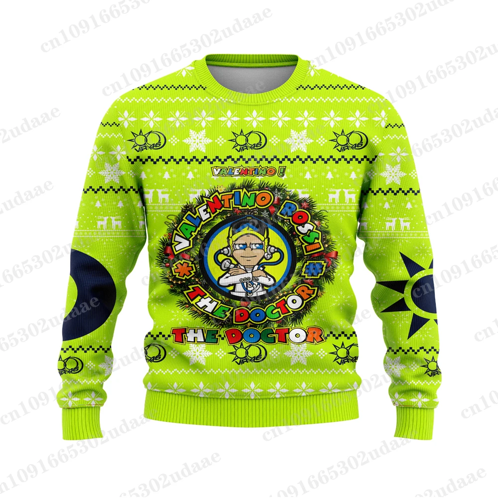 NEW Valentino Rossi  Fan Lovers Ugly Christmas Sweatshirt Men's and Women's Pullover Top 2025 New