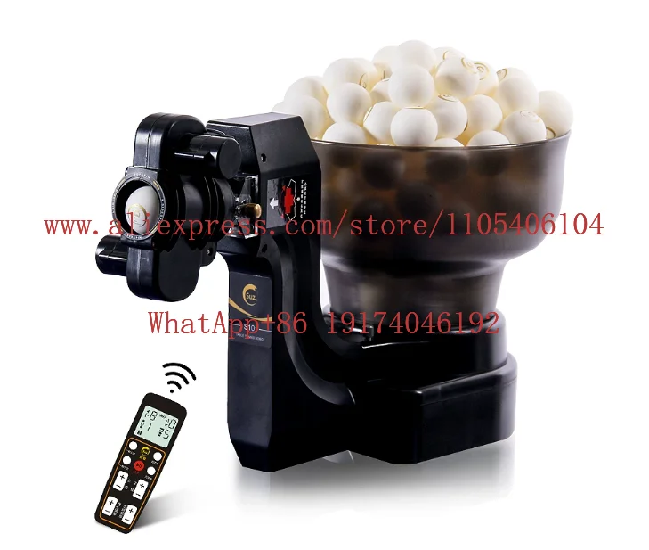 Table Tennis Robot Double Head Multi Rotation Automatic Table Tennis Serving Machine for Indoor Outdoor Training