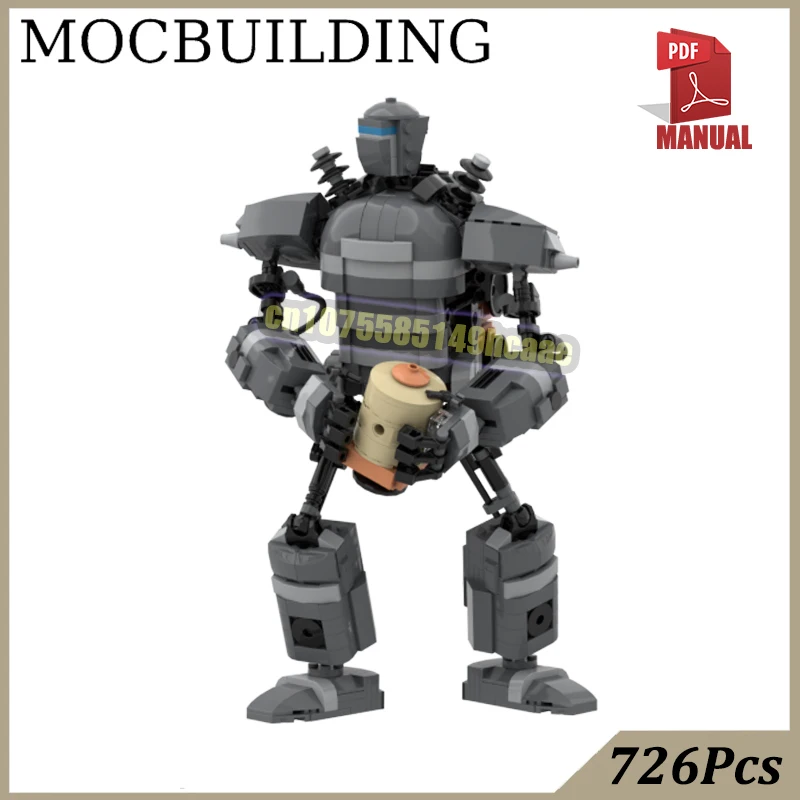 L-Liberty-primed Mecha Model Robot MOC Building Blocks F-Fallouted Construction Assembly Toys Birthday Gift