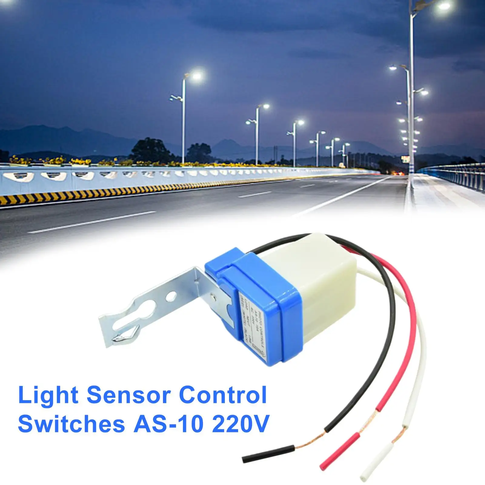 Multifunctional Automatic Auto On Off Photocell Street Light Switches 220V Photo Control Photoswitch Sensor Switches