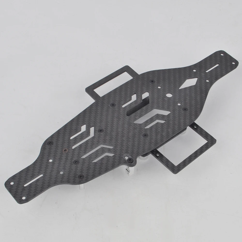 Carbon Lower Deck Chassis Frame Kit for 1/10 Tamiya TA03RS Upgrades Parts