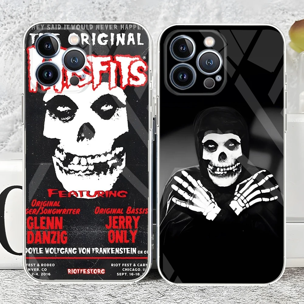 The Misfits Glenn Danzig Phone Case New 2024 For IPhone 16 15 14 12 13 11 Pro Max Mini X Lovely XR XS Max 7 8 Plus Transparent C