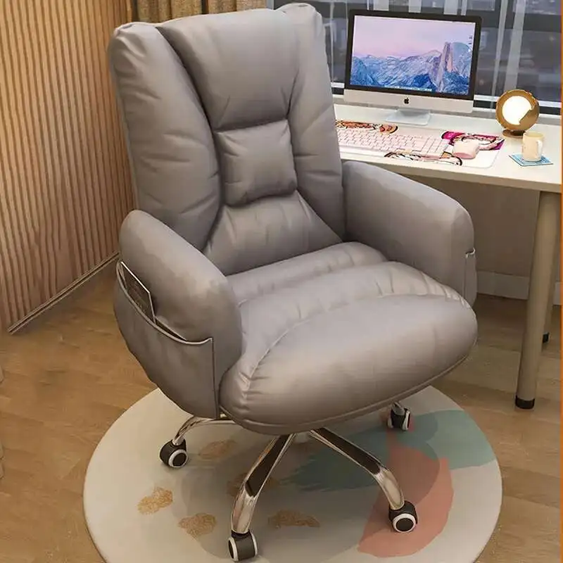 

Comfortable Office Chairs Computer Recliner Playseat Modern White Accent Gamming Chair Swivel Chaises De Bureau Home Furniture