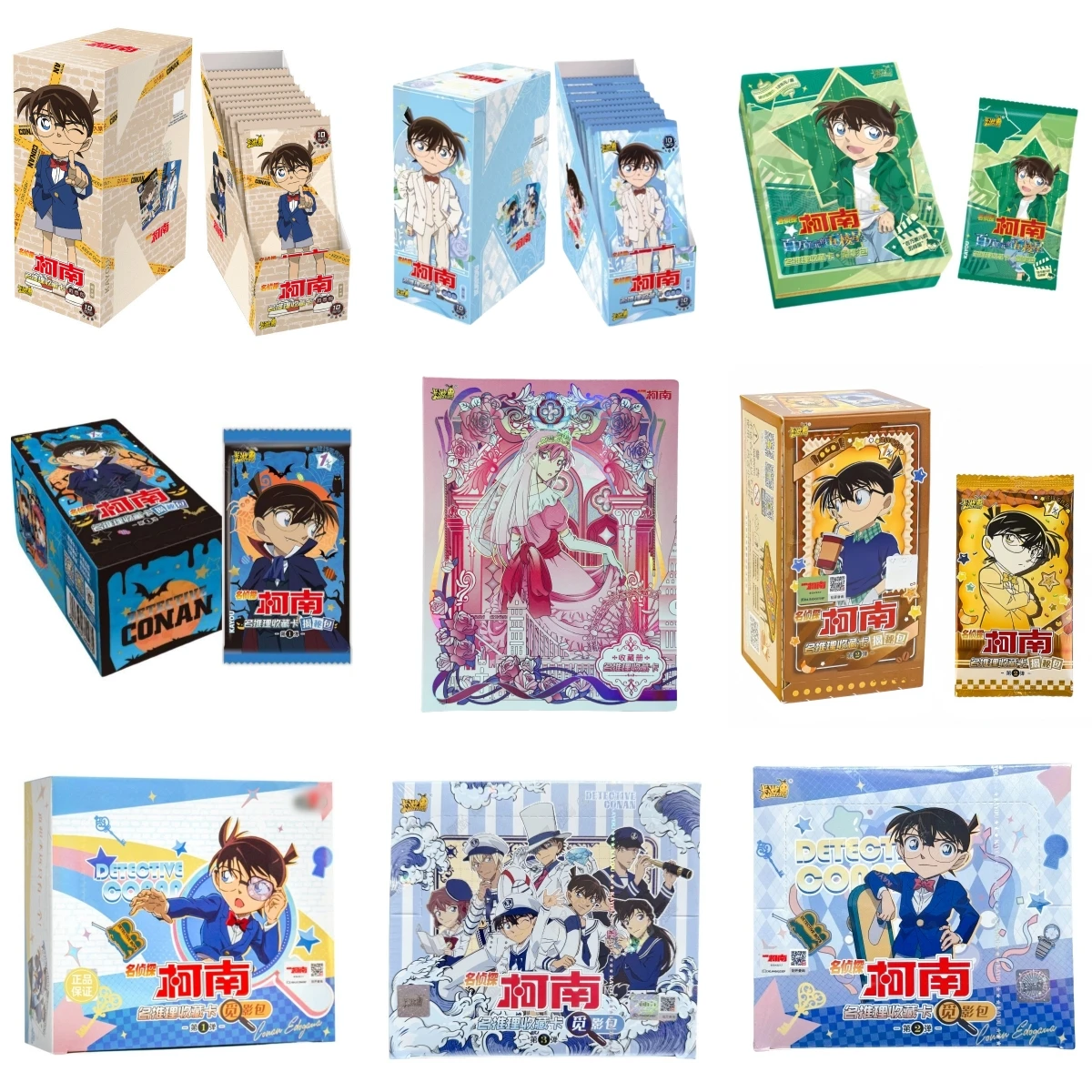 Original Box Game Hobbies Collection Card Name Detective Conan Classic Anime Character Kaito Rachel Moore Children\'s Gift