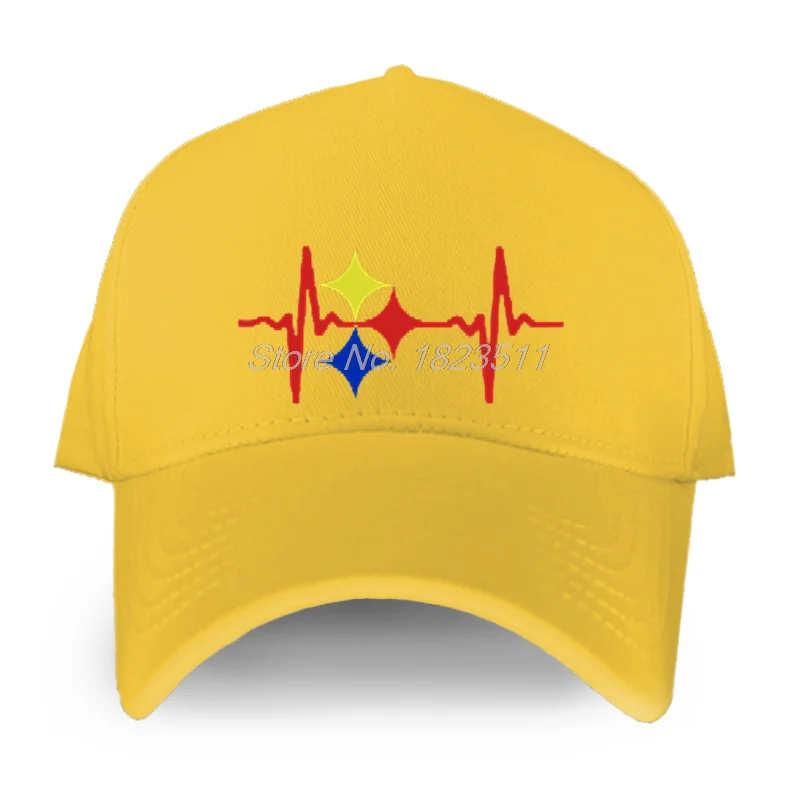 ستيلرز مقياس نبض القلب قبعة بيسبول الهيب هوب الرجال النساء القبعات قابل للتعديل قبعات عادية #6