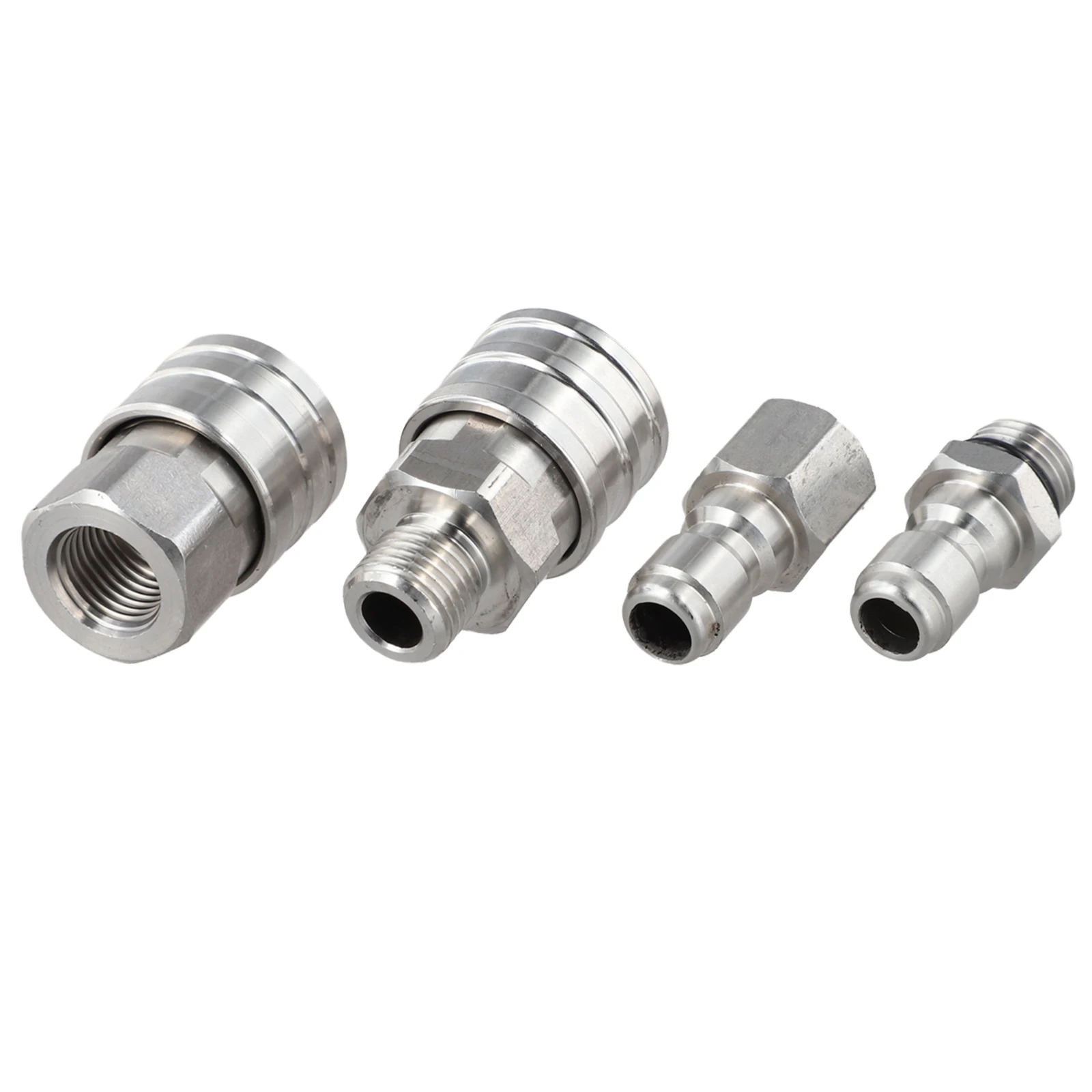 

Efficient Quick Connect High-Pressure Washer Adapter High-Pressure Performance Stainless Steel Water Connector