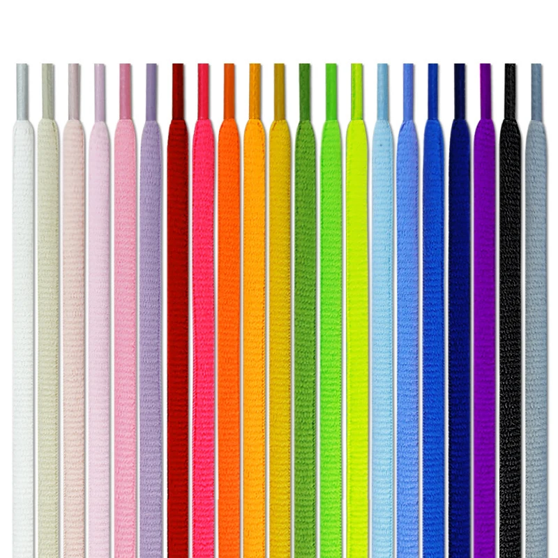 New 20 Colors of High-Quality Semi-Circular Shoelaces for Sneakers and Basketball Shoes 1Pair