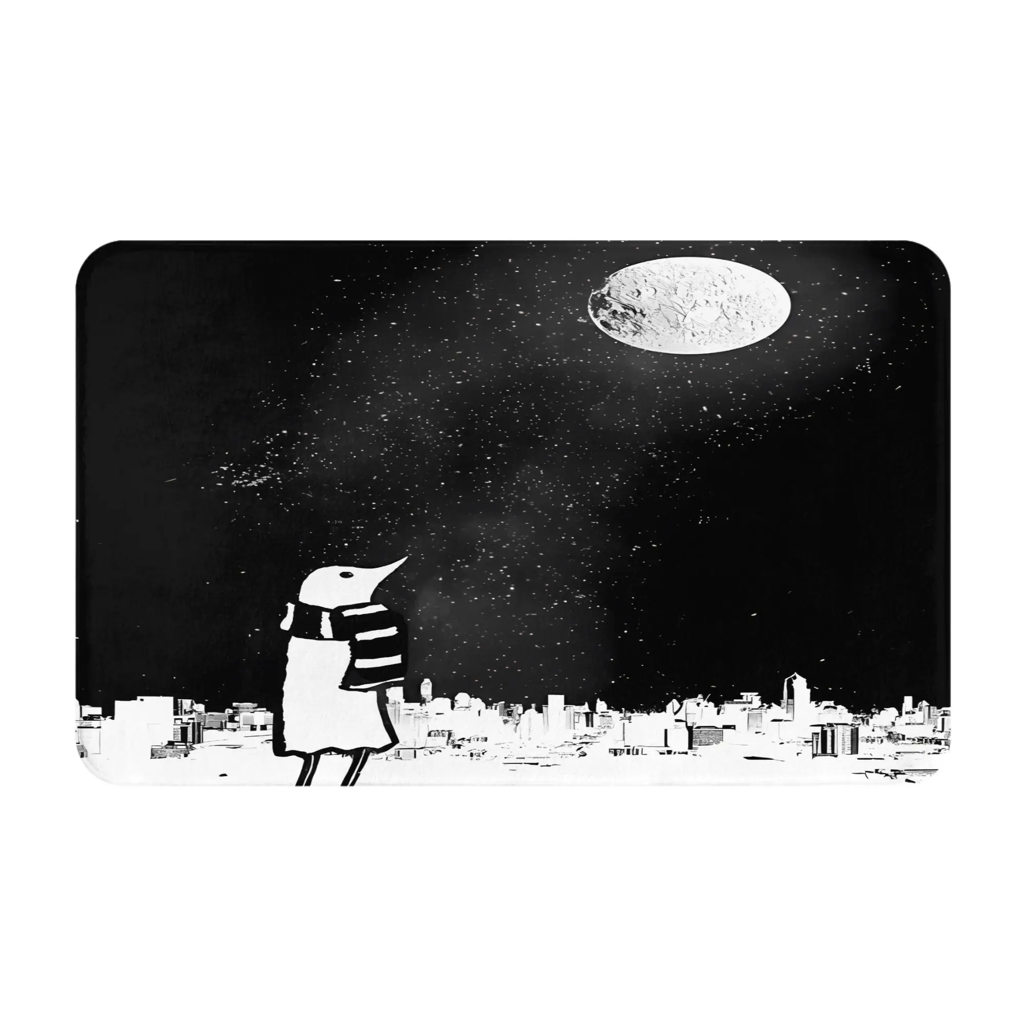 Night Sky Non-slip Doormat Bath Mat Punpun Floor Indoor Home Decorative