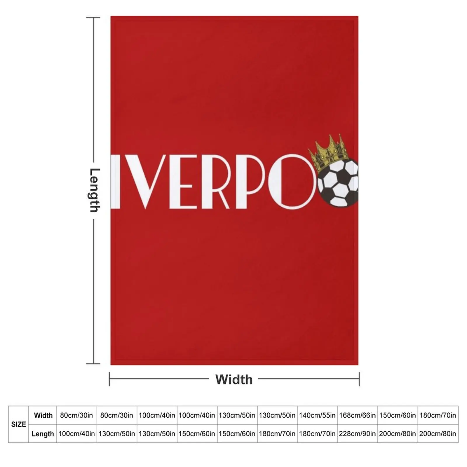 Liverpool 2 Throw Blanket Thin Single Tourist Blankets
