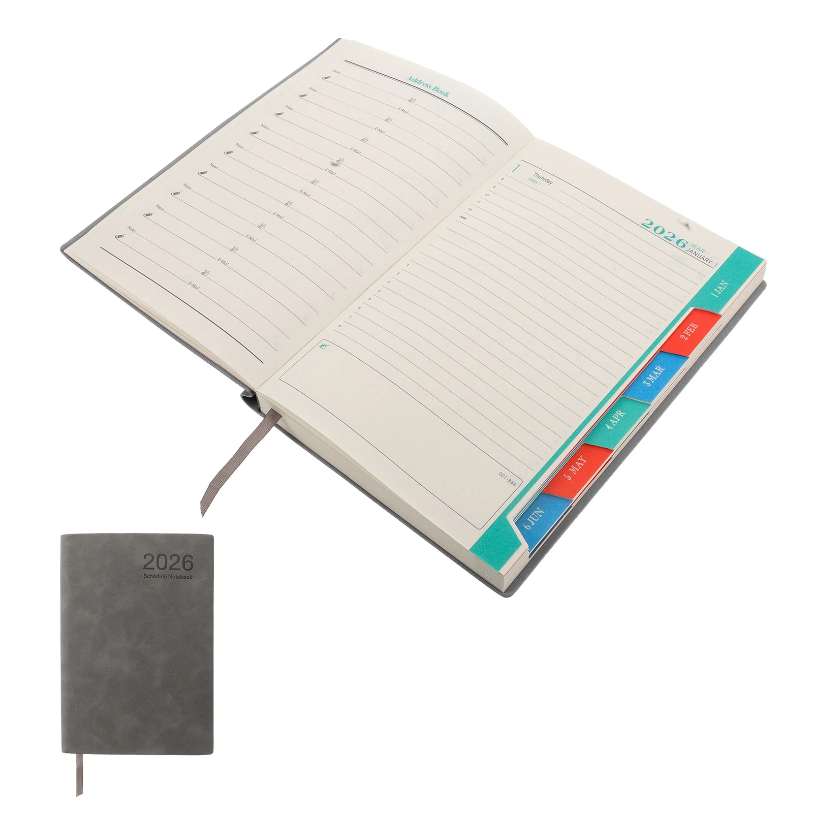 2026 Daily Notebook A5 Minimalist Calendar For Time Management Portable Schedule Organizer Academic Calendar 2026 Task Planner
