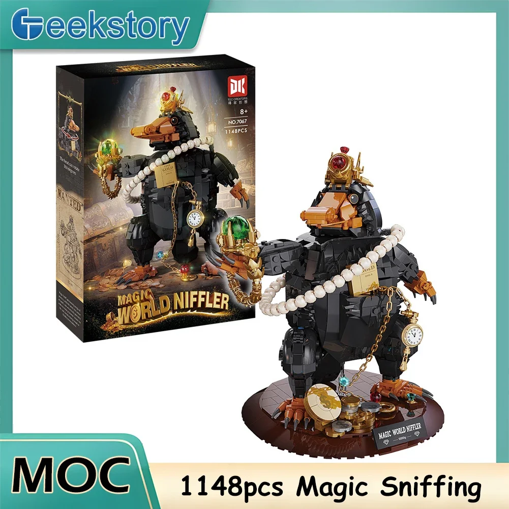 

MOC 1148 шт., волшебный нюхающий строительный блок, модель мелких частиц, креативная техническая сборка, кирпичи, коллекционный подарок для взрослых и детей