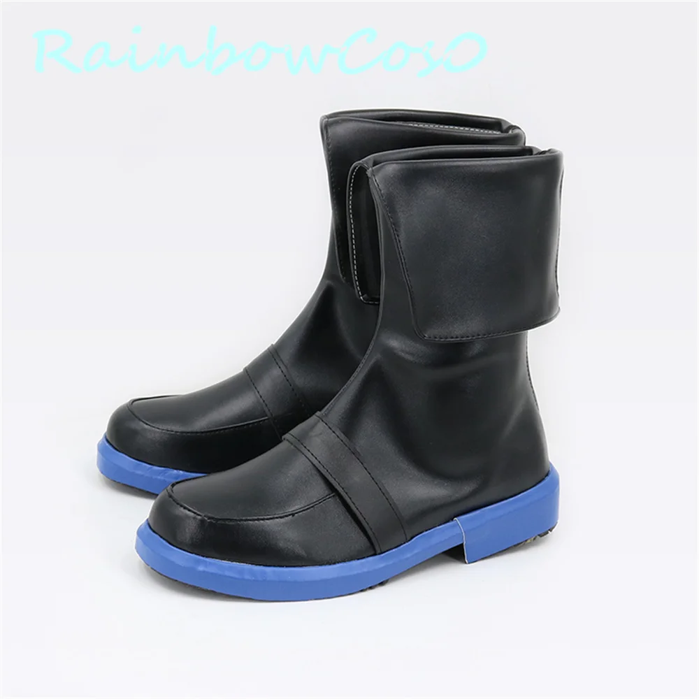 Chaussures de Cosplay pour fillettes, bottes de jeu, Anime, Halloween, noël, arc-en-ciel, Ky Kiske, W3028