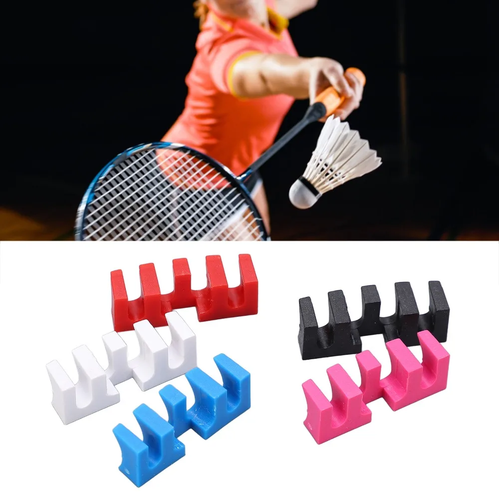 

5pcs Fluted Design Badminton Racket Load Spreader High Tension Protector Embedded Racket Adapter Badminton String Load Spreader