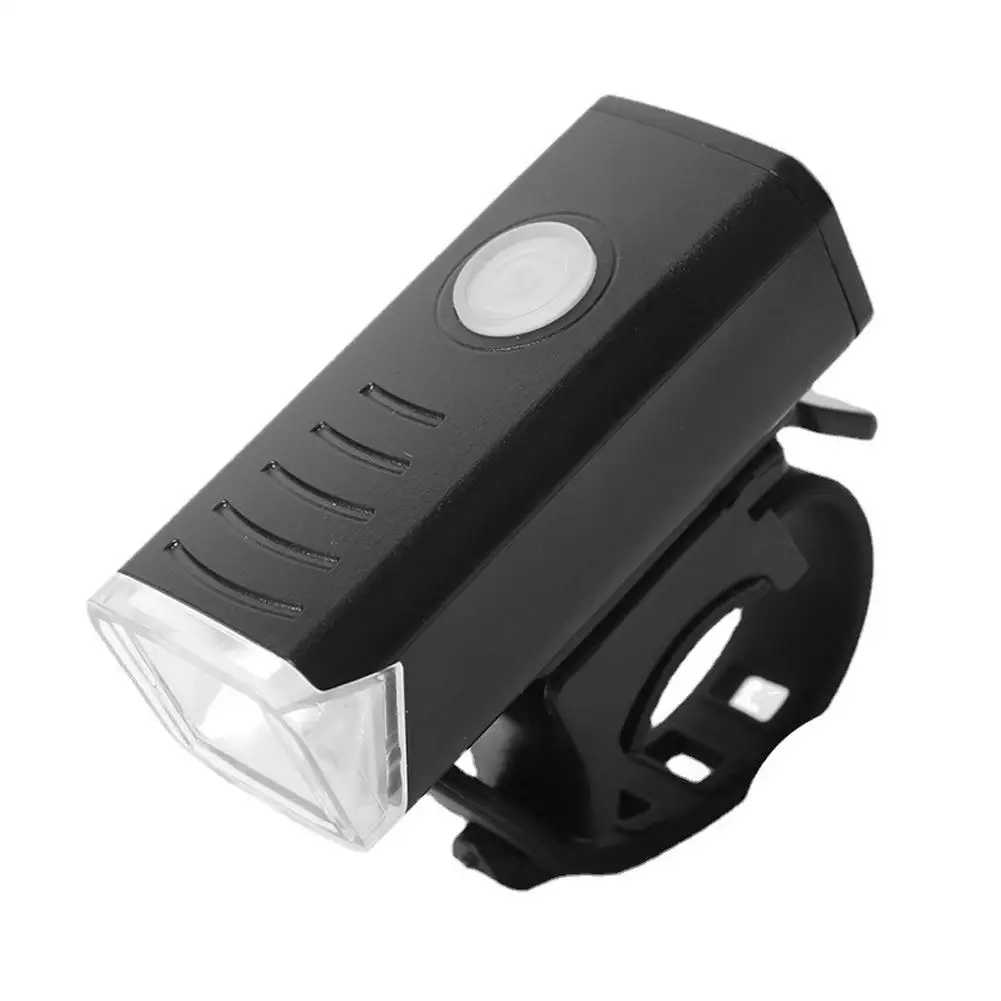 Bike Front Lights USB LED Rechargeable Waterproof Mountain Headlight Warning Light Bike Bicycle Safety Cycling Accessories Z0W5