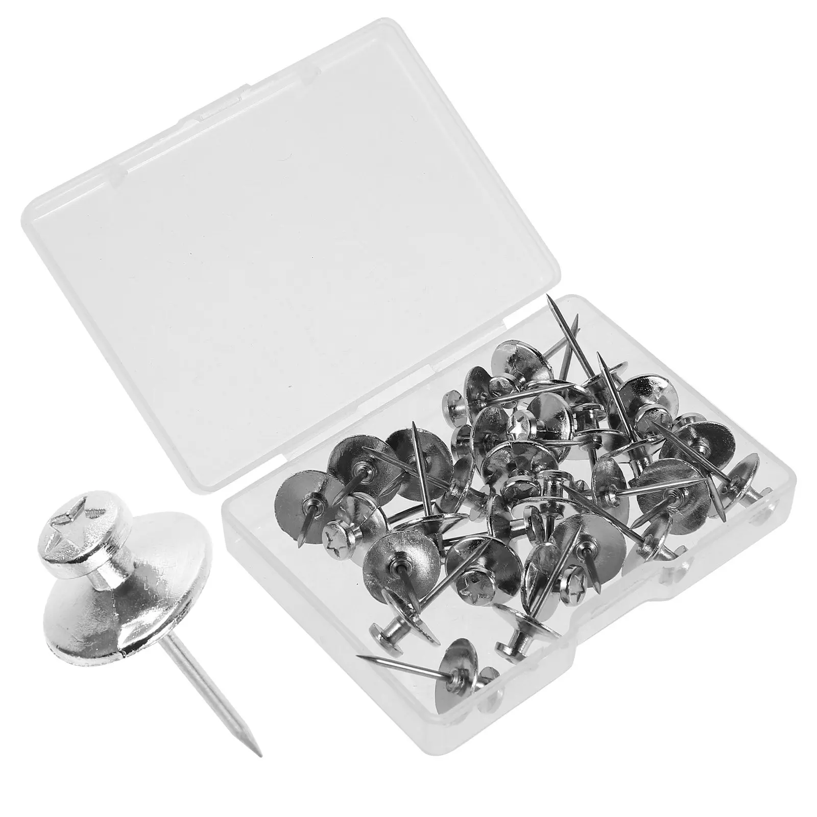 

30Pcs Star Push Pins Zinc Alloy Decorative Thumbtacks for Wall Hanging Picture Frame Nails Hard Wall Nails for Home Office