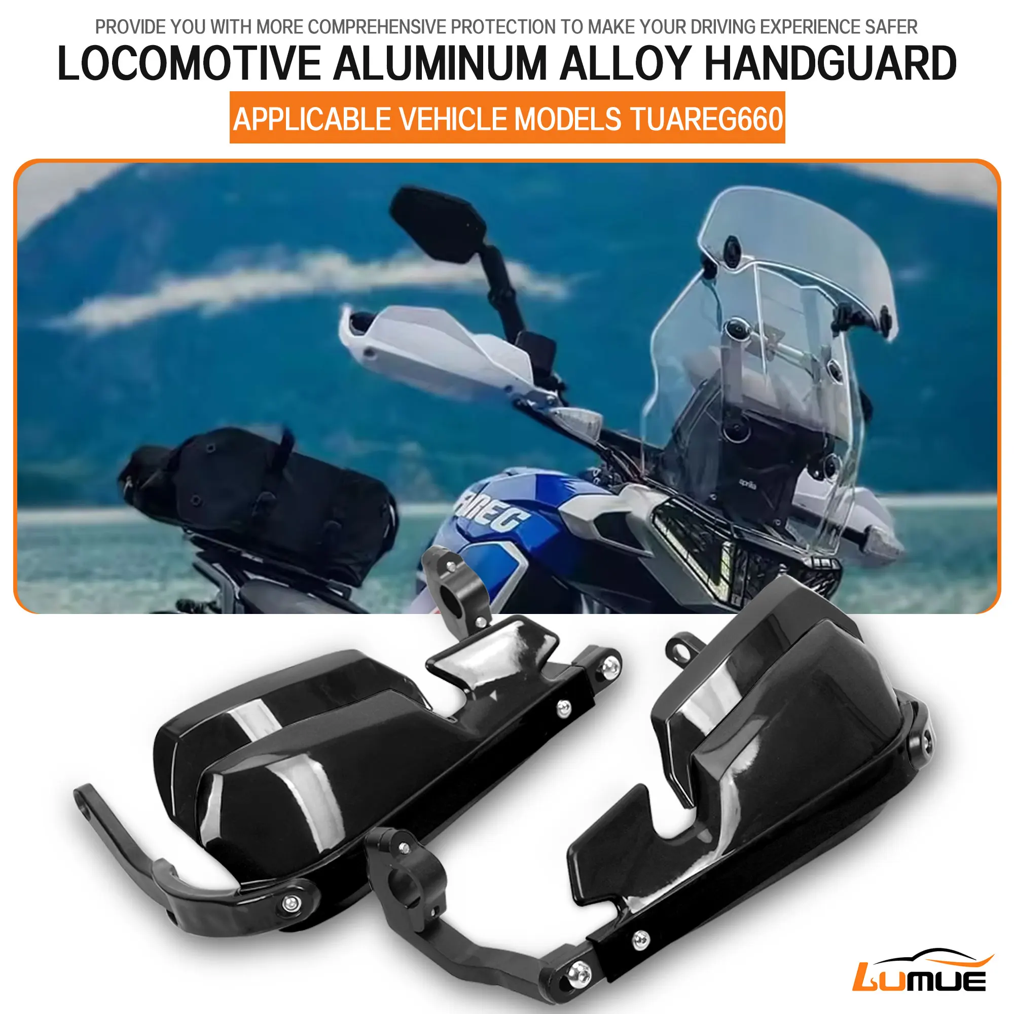 Motorcycle new aluminum alloy Handguard Shield HandGuard Protector Windshield FOR Aprili TUAREG660 Tuareg 660 Handle Lever Guard