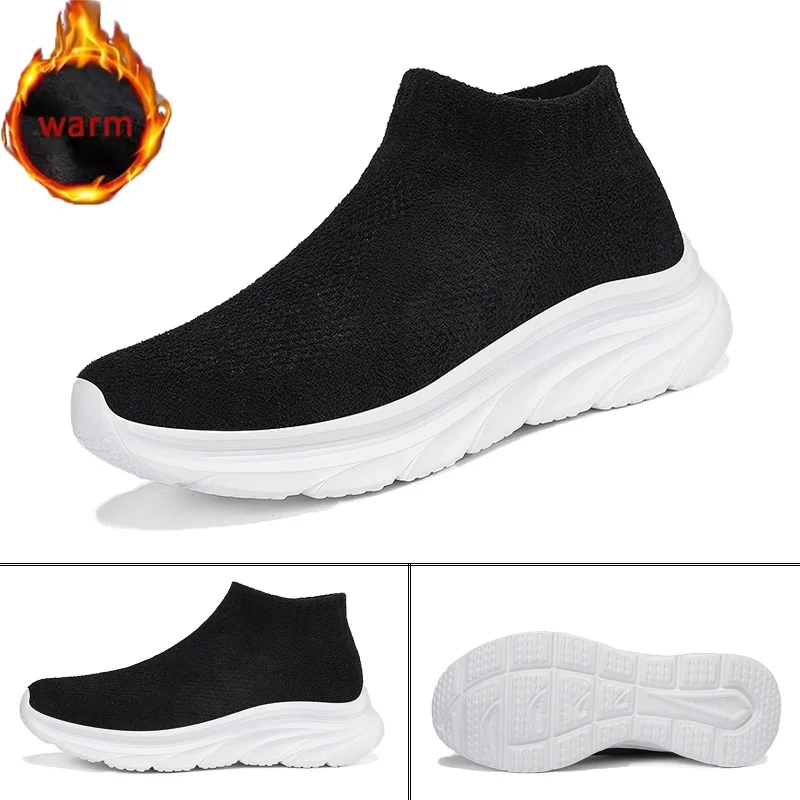 

Unisex Winter Socks Shoes thickened for warmth Casual Shoes Lightweight Slip-On Casual sneakers Shock Absorption Running Shoes
