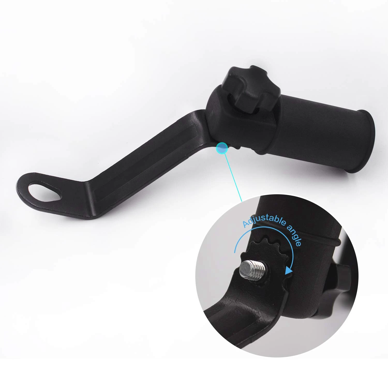 High Quality 2Pcs 10Mm Bolt Motorcycle Mirror Extender Mount Cell Phone Conversion Extension Mount Bracket Adapter For 22Mm 8/7