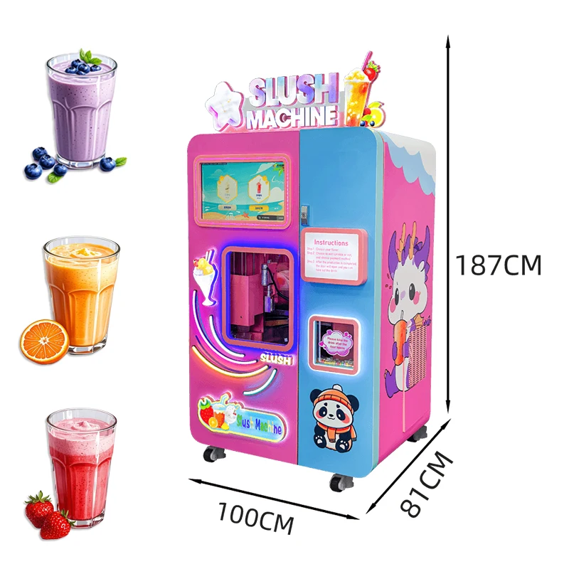 

China Supplier Slush Making Machine Automatic Slush Making Machine Commercial Slush Frozen Drink Vending Machine
